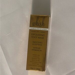 Whish Powerfully Effective Naturals Coconut Milk + Verbena Exfoliating Foot Mask